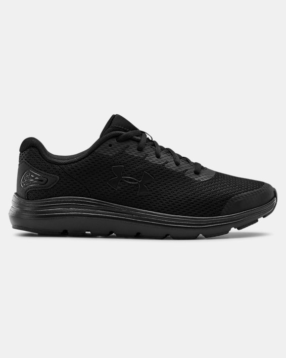 Men's UA Surge 2 Running Shoes, Black, pdpMainDesktop image number 0